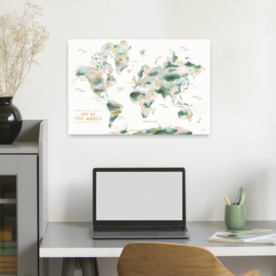 Midsummer Meadow Map Abstract Contemporary Art