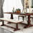 Quality solid wood dining table-109080804