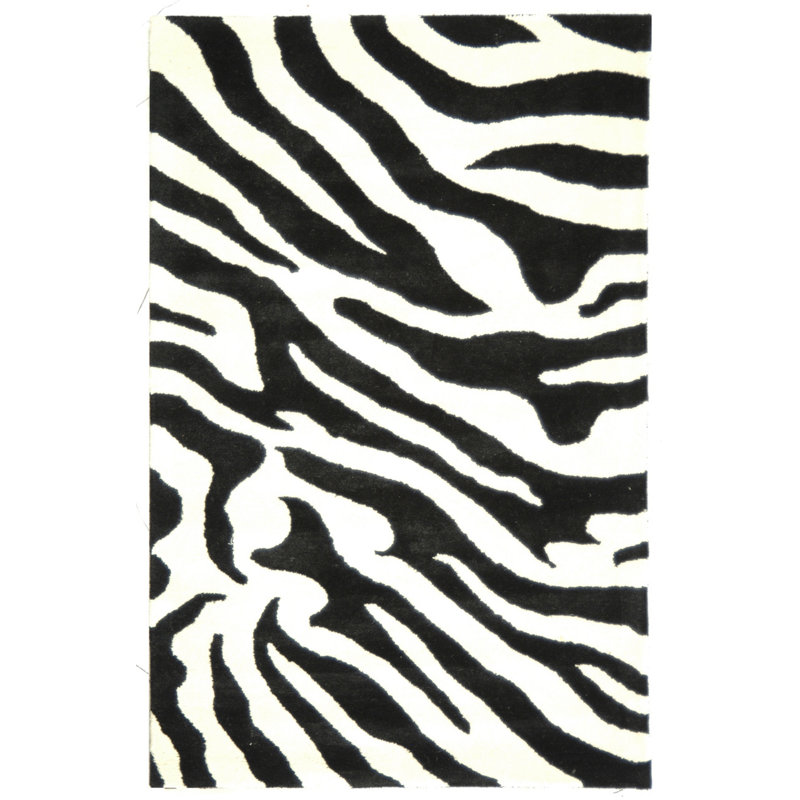 Christoper Hand Tufted Wool Animal Print Rug, Rectangle 2' x 3'