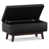 Distressed Black Faux Leather