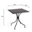 Debanhy Square Metal Outdoor Bistro Table , 70cm cm W 70cm cm D