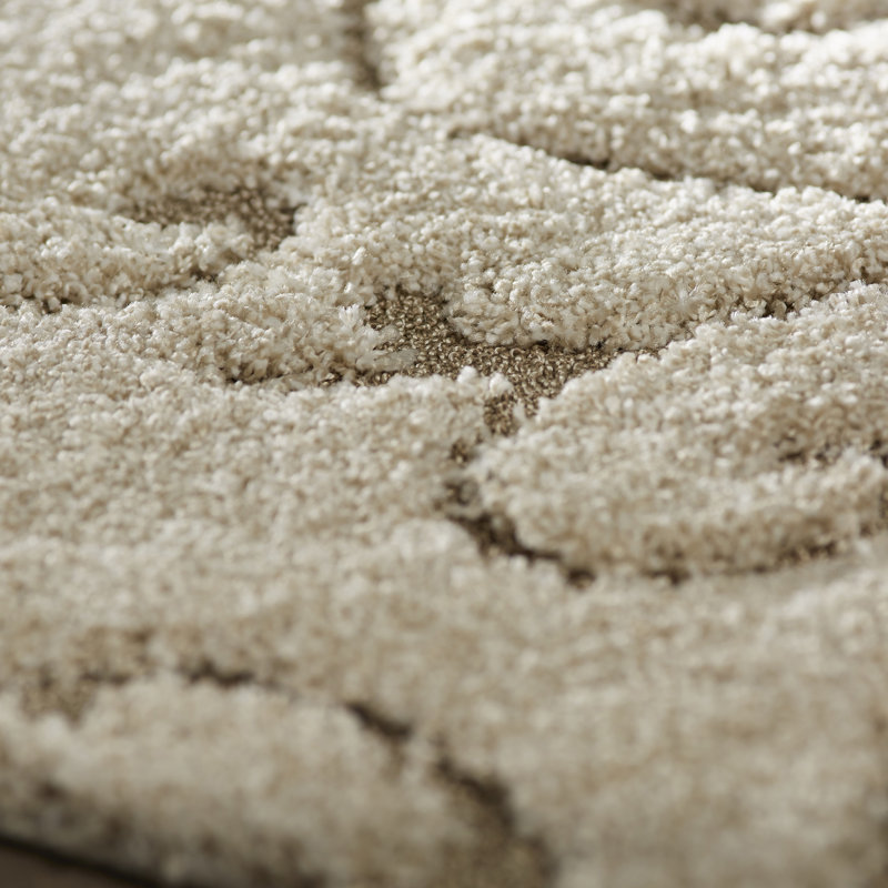 Benedetti Hooked Rug, Rectangle 122 x 183 cm, Ivory/Beige