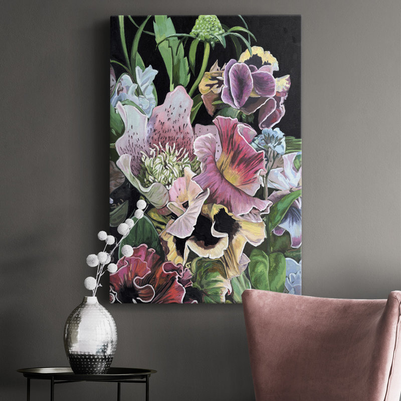 " Floral Crop II ", 32" W x 48" H