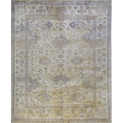 Oriental Area Rug in Ivory