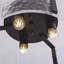 Plafonnier encastré 3 lumières Laia Antique Black