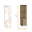 5-Bottle 2-Shelf Bar Storage Cabinet