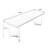 Black Rectangular Solid Wood + Acrylic desk-108781379