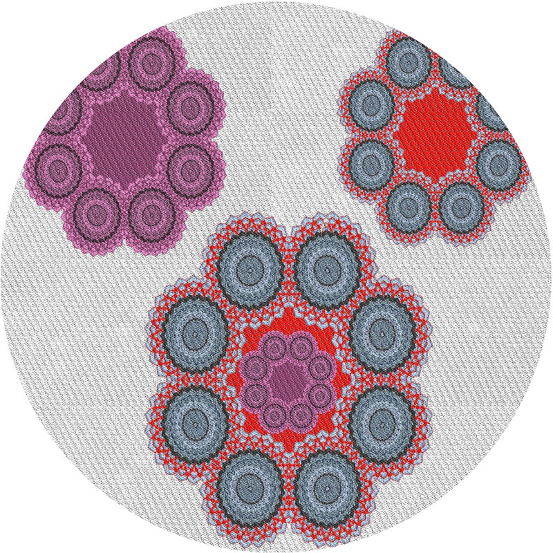 Indoor Rug, Round 8'