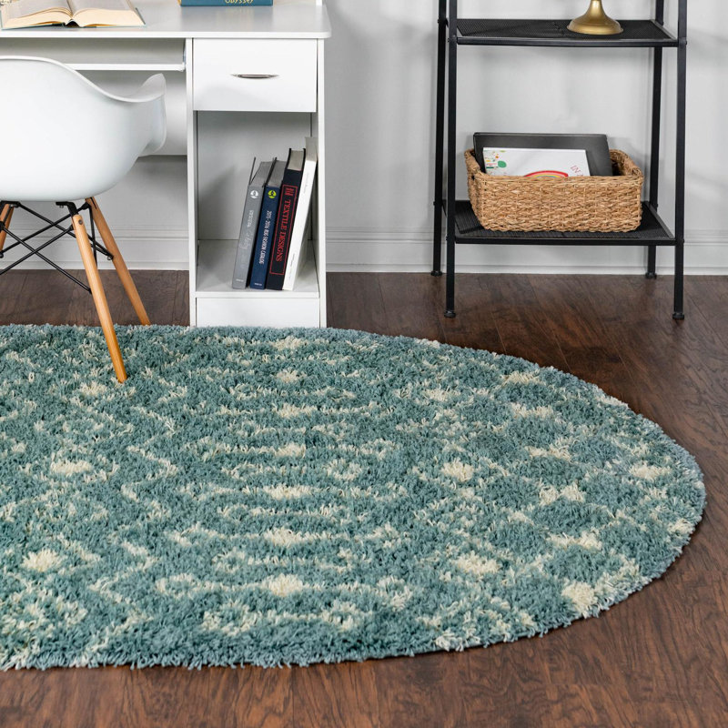 Griego Geometric Indoor Rug, Oval 7'10" x 10'