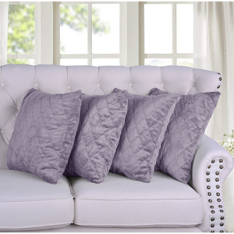 Micro Mink Throw Pillow Covers, Nirvana