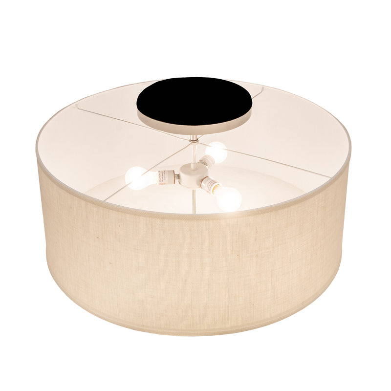 Zionsville 3 - Light Flush Mount, 14" H x 30" W x 30" D