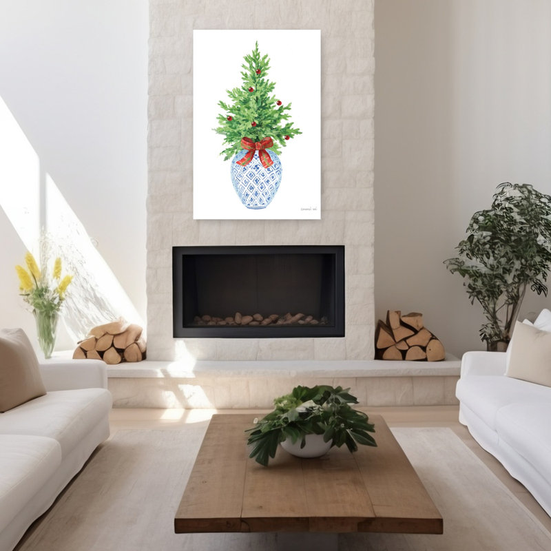 Arbre chinois contemporain chinois II, H 48 po x l 32 po