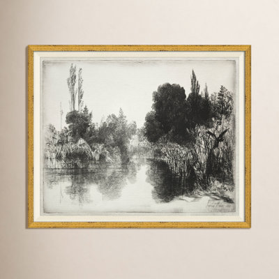 Shere Mill Pond I - Cadre photo, reproduction d'art sur papier