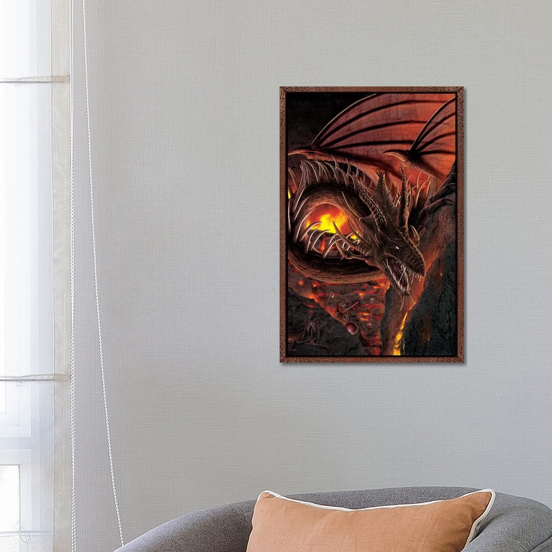 Leinwandbild Hellfire Dragon von Vincent Hie