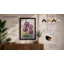 Purple Allium Heads Botanical - Framed Print-50850933-50850929