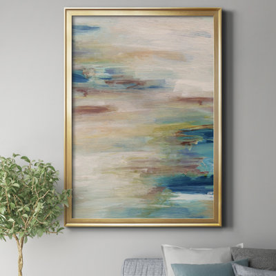 Meandering Coast by J Paul - Single Picture Frame Painting on Canvas