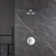 Wedge Single Handle Shower Faucet with Pressure Balanced Valve