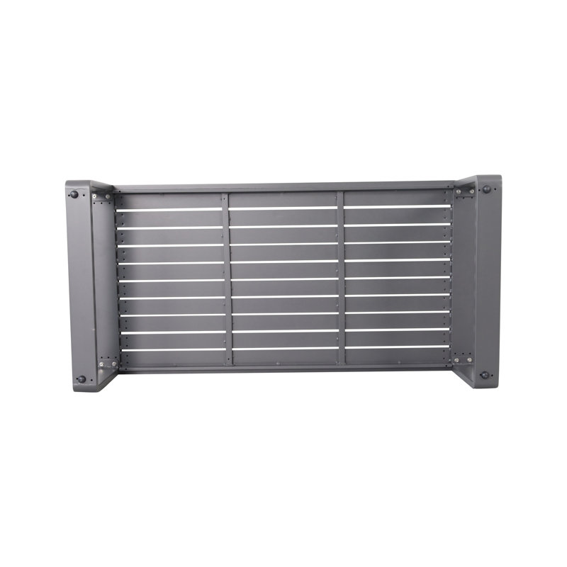 Double avec table rectangulaire assortie Yb15052, coussins beiges, aluminium, idée de décoration intérieure rembourrée brune et accessoire de salon moderne