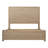 Jai Rubberwood Panel Bed, Natural, Queen