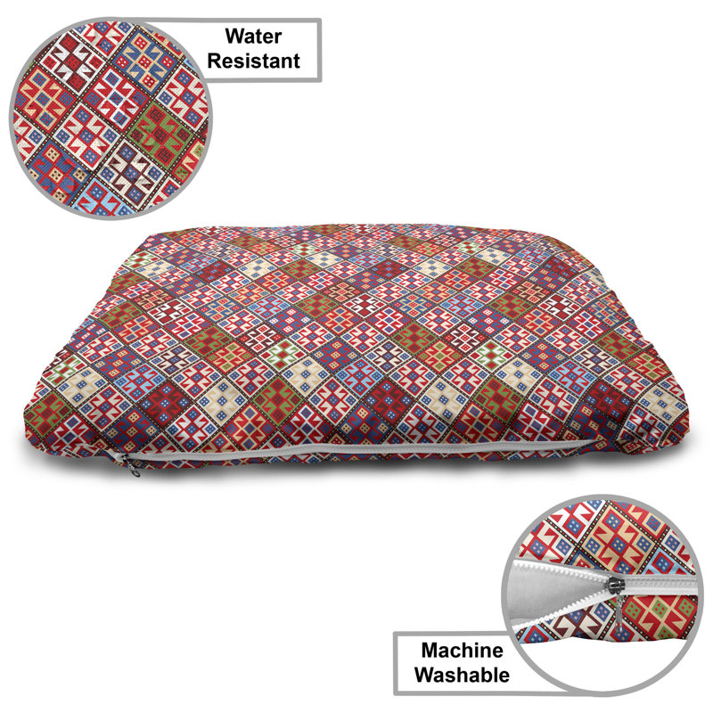 Multicolore, lit pour animal de compagnie Ambesonne