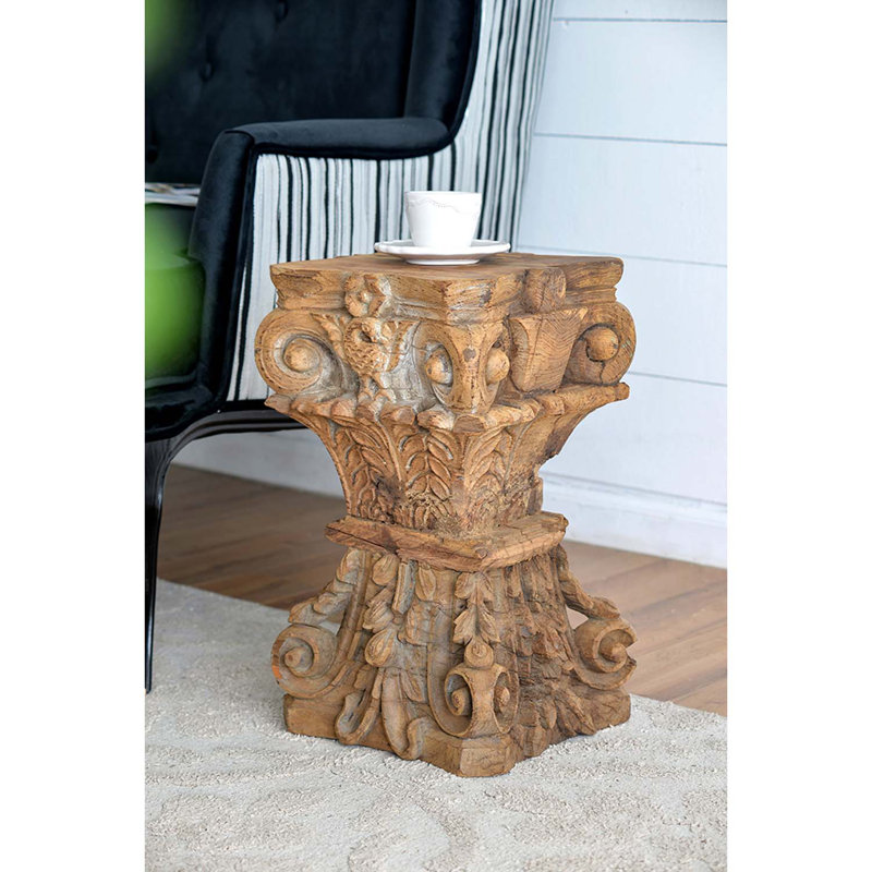 Dorell Solid Wood Accent Stool