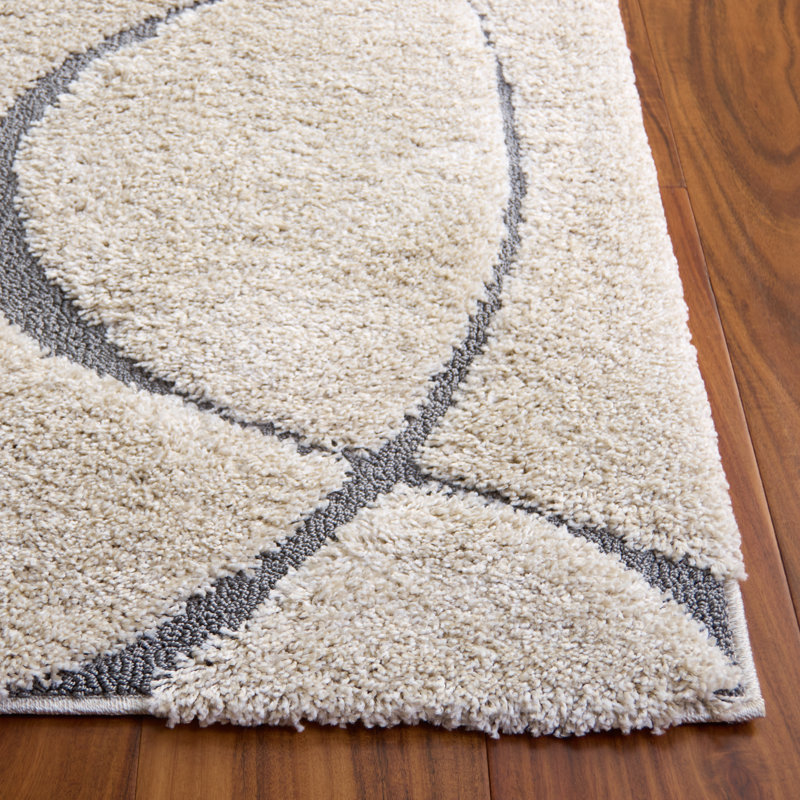 Striped Area Rug, Rectangle 122 x 183 cm