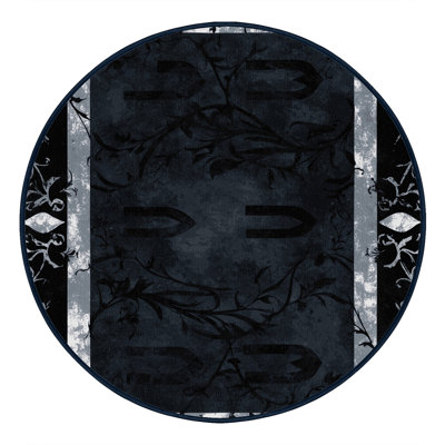 Tapis granit fleuri