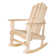 Janes Solid Wood Rocking Adirondack Chair