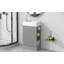 Meuble-lavabo de salle de bain avec lavabo, meuble-lavabo avec tablette, orientation gauche ou droite-252706298