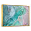 Marbre abstrait turquoise - peinture sur toile-67380494-67380492