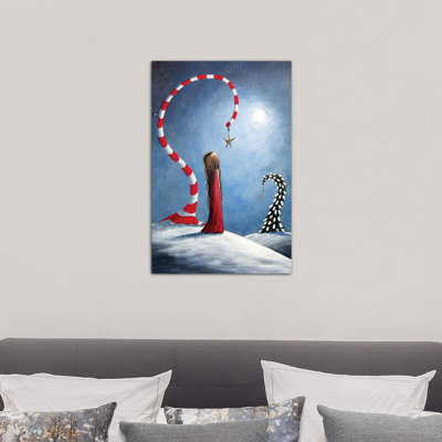 Wishing Star - Wrapped Canvas Print