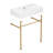 Turner 30" W x 16" D x 35" H Ceramic Rectangular Console Bathroom Sink with Overflow-102412041