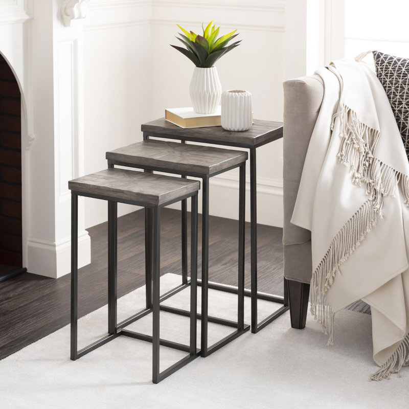 Tables gigognes Annete, Noyer