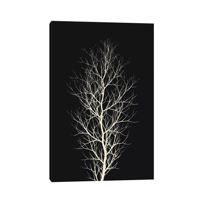 «The White Tree» par Kubistika, impression sur toile tendue, H 26 po x l 18 po x 1,5 po
