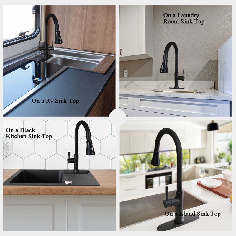 Trifecte Pull Down Kitchen Faucet