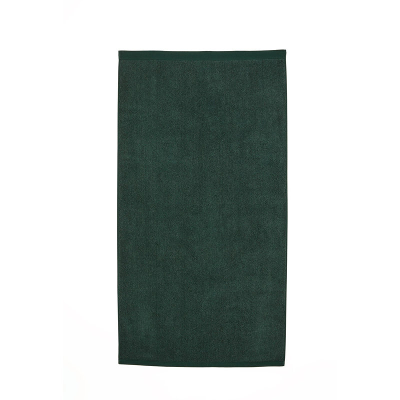 Landolfo Plush Hand Towel, Deep Green