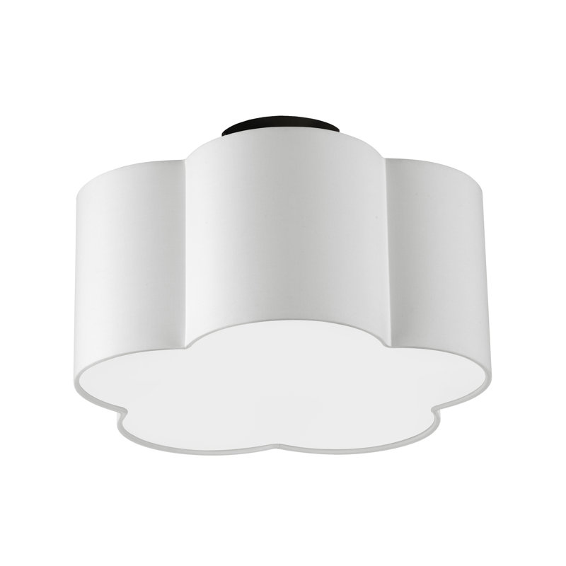 Plafonnier encastré 3 lumières Charysse, Blanc, Noir mat