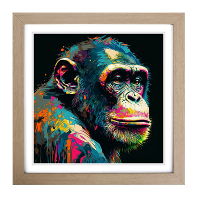 Monkey - Framed Print