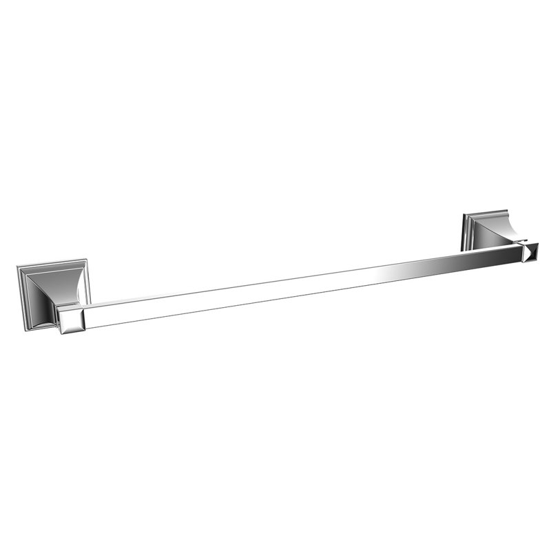 Rainier 18-Inch Polished Chrome Brass Towel Bar