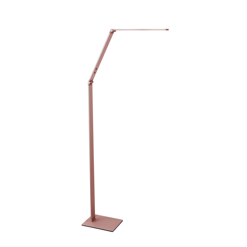 Aicke 130cm LED Task Floor Lamp, Rose Gold
