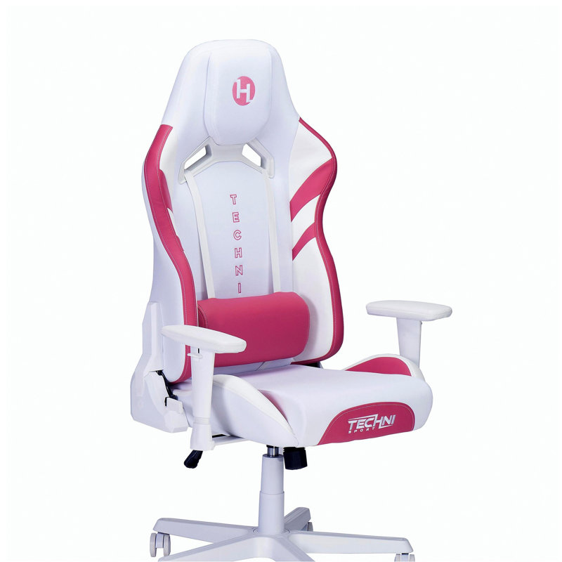 Fauteuil de jeu Sport Echo - noir et blanc, Blanc, Blanc