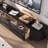 Black design sense storage TV cabinet