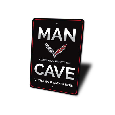 Enseigne Corvette Man Cave