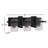 Aya 3-Light Dimmable Steel Vanity Light