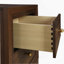 Table de chevet 2 tiroirs Walnut