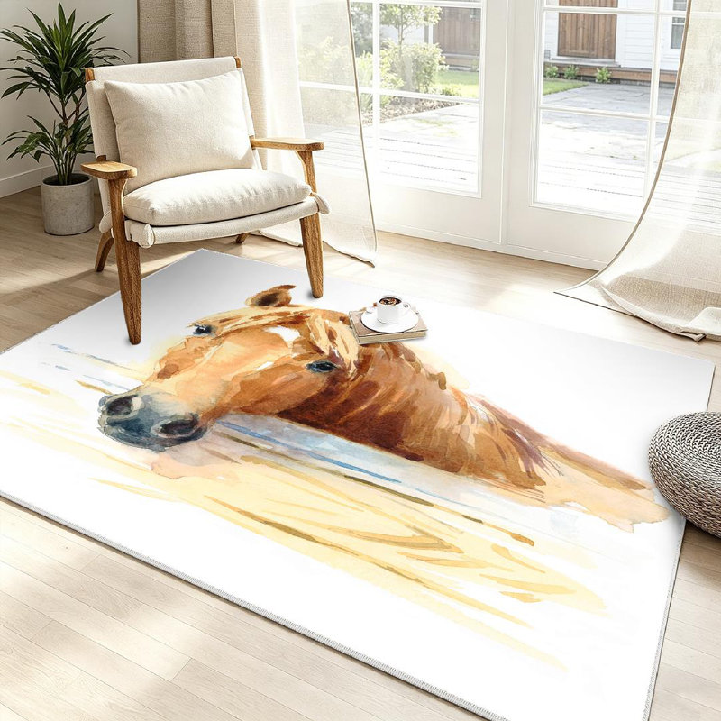 Magnifique tapis d'intérieur rouge et rouge, Rectangle 39" x 63"