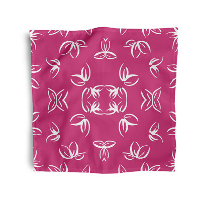 Chealsy Polyester Floral Square Napkin