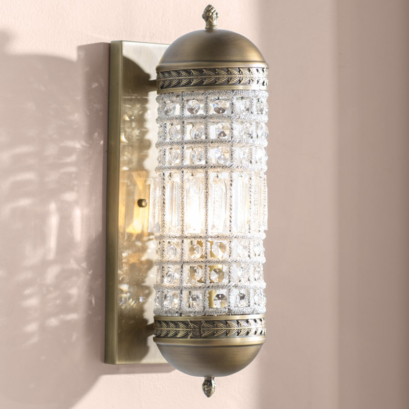 Plafonnier encastré à 1 lumière à intensité variable Blanche, Or français