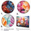 Collage de fougères multicolores - impression-718776003-718776009