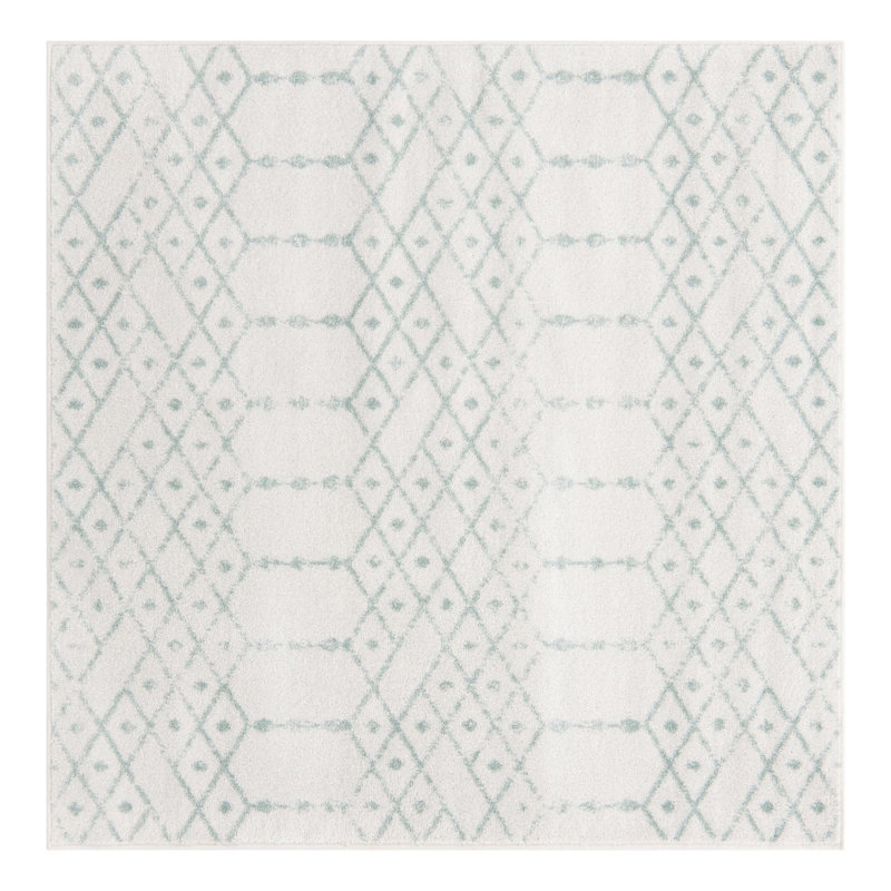 Igon Geometric Indoor Rug, Square 5'3"